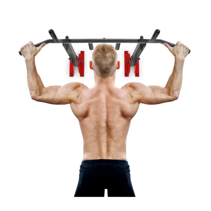 Турнік універсальний на стіну та стелю Hop-Sport HS-2006K із рукавичками