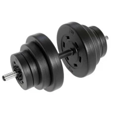 Гантель композитный Hop-Sport 20кг PRO с перчатками