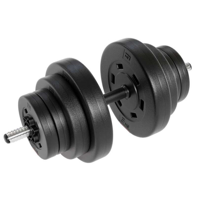 Гантель композитный Hop-Sport 20кг PRO с перчатками