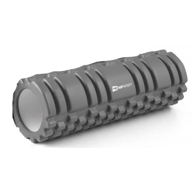 Роллер масажер (валик, ролик) Hop-Sport EVA 33 x 10см HS-A033YG сірий