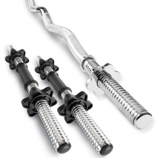 Набор Hop-Sport Premium 56кг со штангой и гантелями.