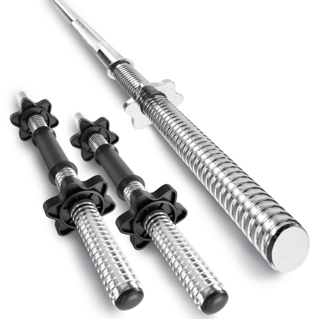 Набір Hop-Sport Premium 38кг з лавою HS-1095, штангою та гантелями