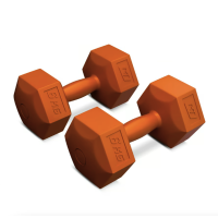 Гантели для фитнеса композитные Hop-Sport HS-C060DS 2х6кг оранжевый