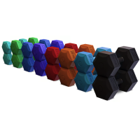 Гантели для фитнеса композитные Hop-Sport HS-C060DS 2х6кг оранжевый