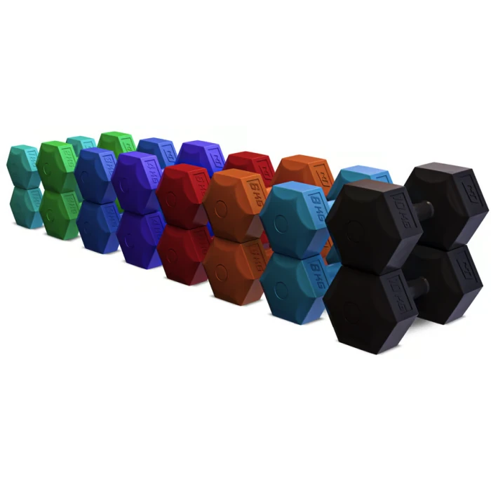 Гантели для фитнеса композитные Hop-Sport HS-C060DS 2х6кг оранжевый