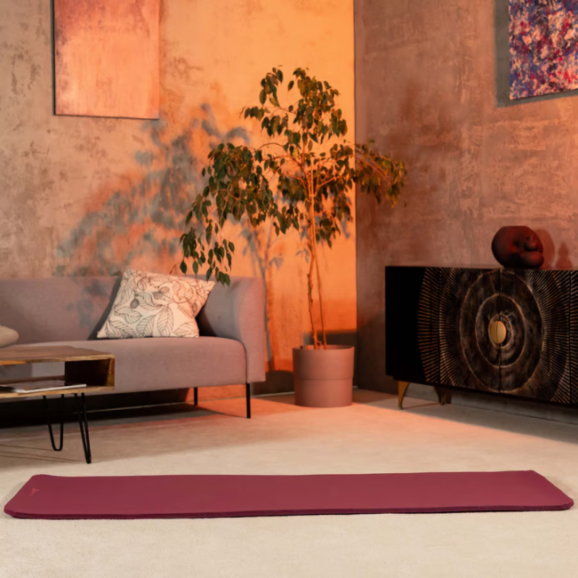 Коврик для йоги Hop-Sport HS-NB010GM NBR 1см ягідний