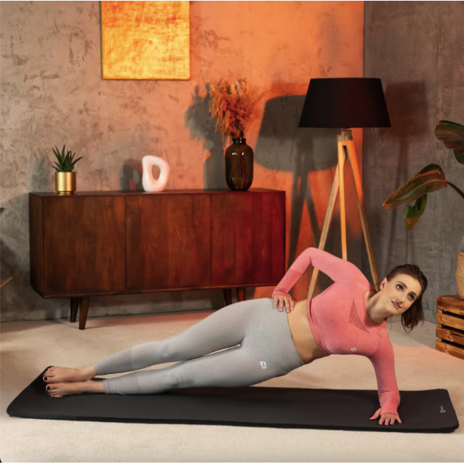 Коврик для йоги Hop-Sport HS-NB020GM NBR 2см черный