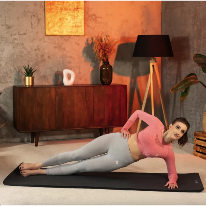 Коврик для йоги Hop-Sport HS-NB020GM NBR 2см чорний