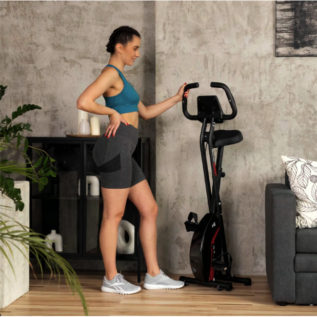 Велотренажер Hop-Sport HS-3020X Quest X-Bike черно-красный