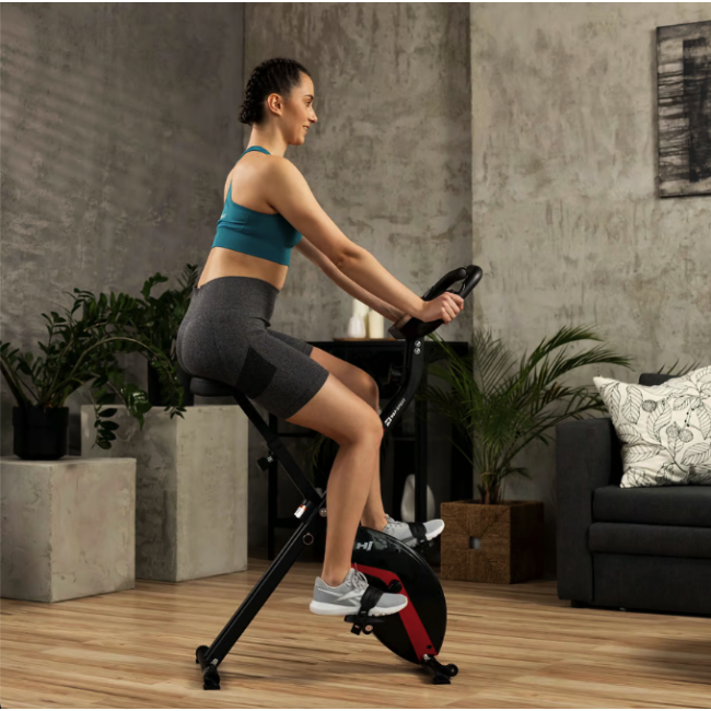 Велотренажер Hop-Sport HS-3020X Quest X-Bike черно-красный