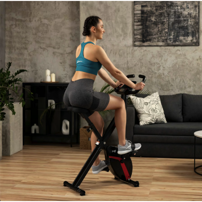 Велотренажер Hop-Sport HS-3020X Quest X-Bike черно-красный