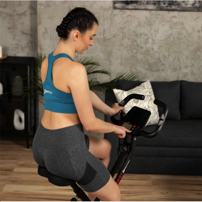 Велотренажер Hop-Sport HS-3020X Quest X-Bike черно-красный