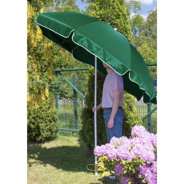 Парасолька садова Jumi Garden 240см зелений