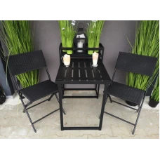 Комплект балконних меблів Jumi Kirbi New з тумбою для квітів