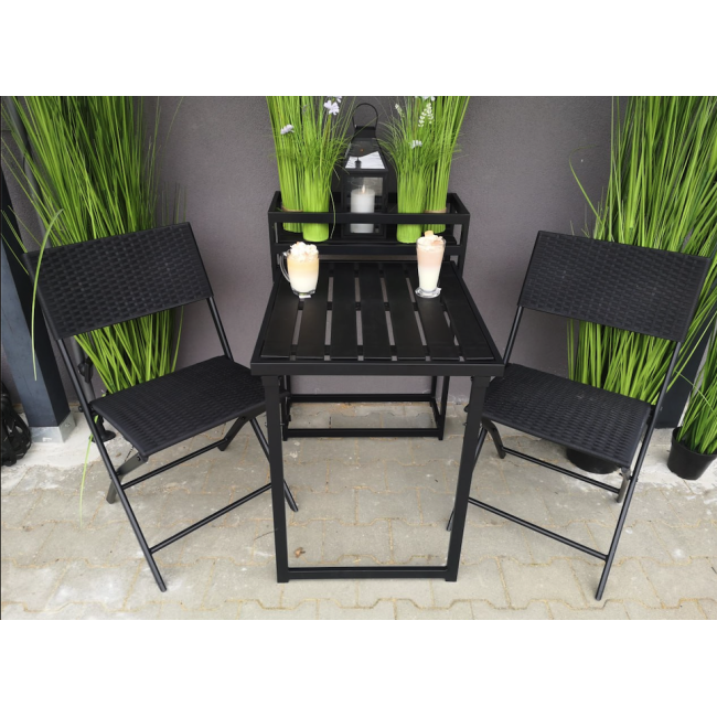 Комплект балконной мебели Jumi Kirbi New с тумбой для цветов