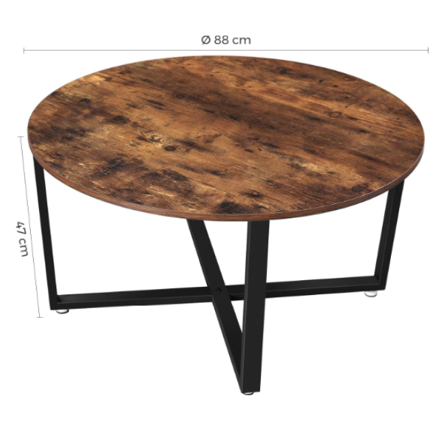 Журнальный столик Leobert Fleksi круглый в стиле Loft