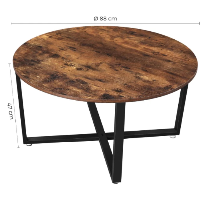 Журнальний столик Leobert Fleksi круглий в стилі Loft