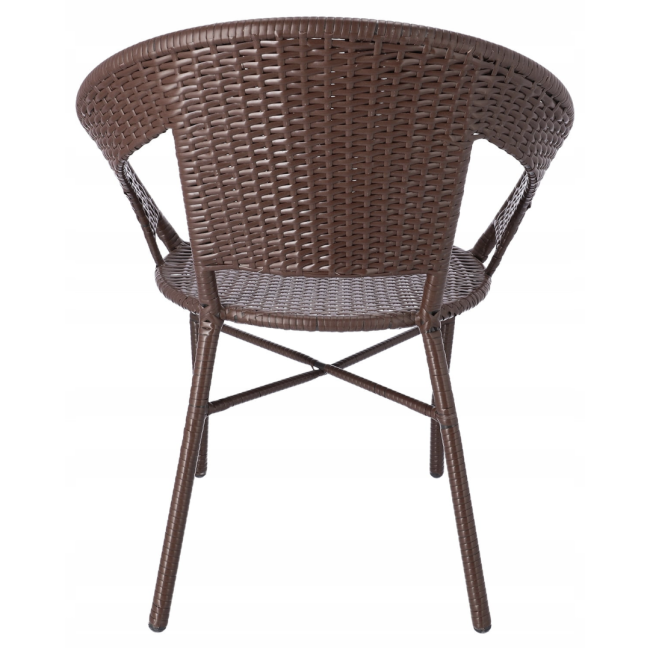Набір садових меблів Jumi SATURN стіл та 2 стільці коричневий