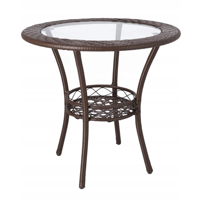 Набір садових меблів Jumi SATURN стіл та 2 стільці коричневий