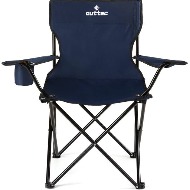 Кресло туристическое раскладное Outtec с чехлом синий