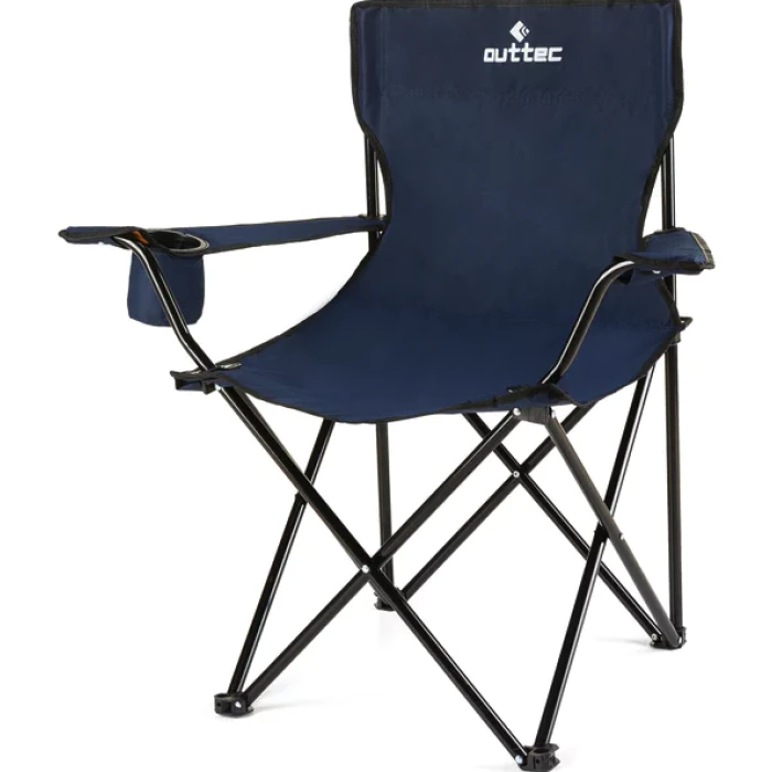 Крісло туристичне розкладне Outtec з чохлом синій