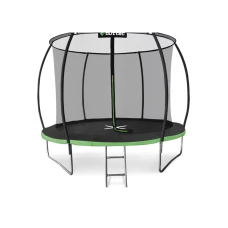 Батут Outtec Premium 12ft (374см) черно-зеленый с внутренней сеткой