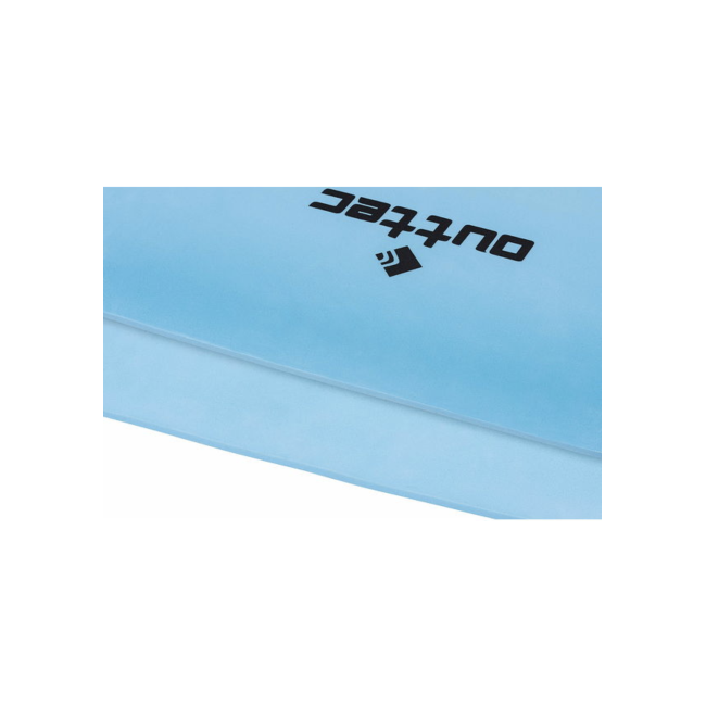 Килимок туристичний Outtec EVA 6 мм одношаровий з стяжками блакитний