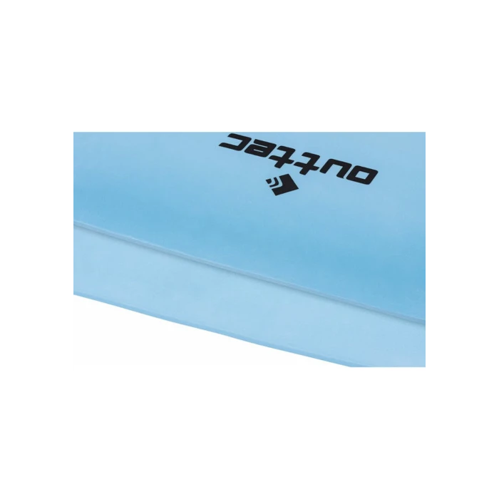 Килимок туристичний Outtec EVA 6 мм одношаровий з стяжками блакитний