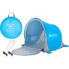 Самораскладывающаяся палатка Outtec с молнией голубой