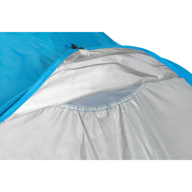 Саморозкладний намет-тент Outtec з блискавкою голубий