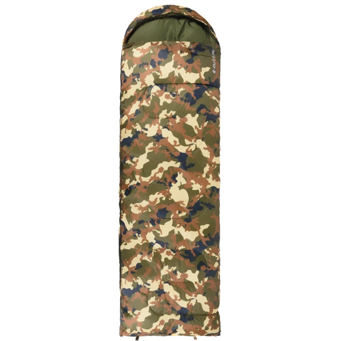 Спальный мешок одеяло Outtec демисезон с капюшоном камуфляж