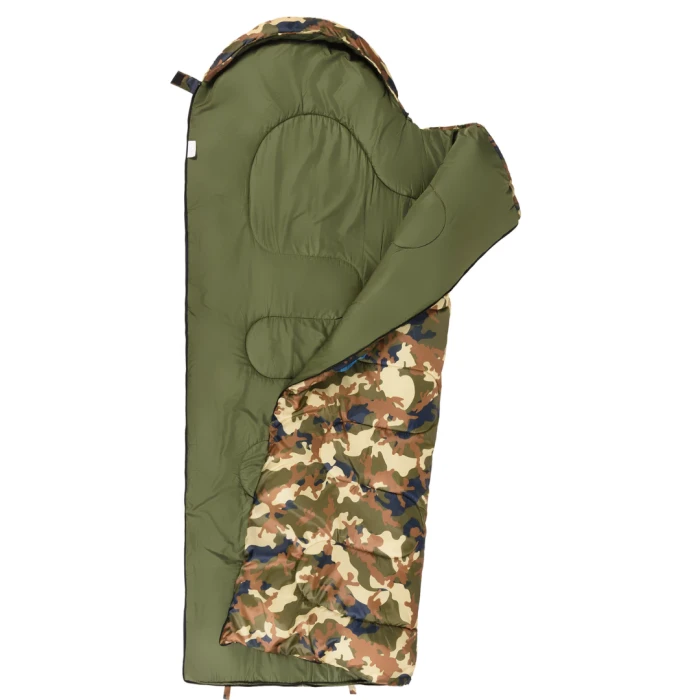 Спальный мешок одеяло Outtec демисезон с капюшоном камуфляж