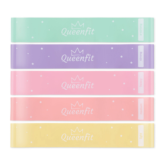Набор резинок для фитнеса Queenfit 0,5-30 кг