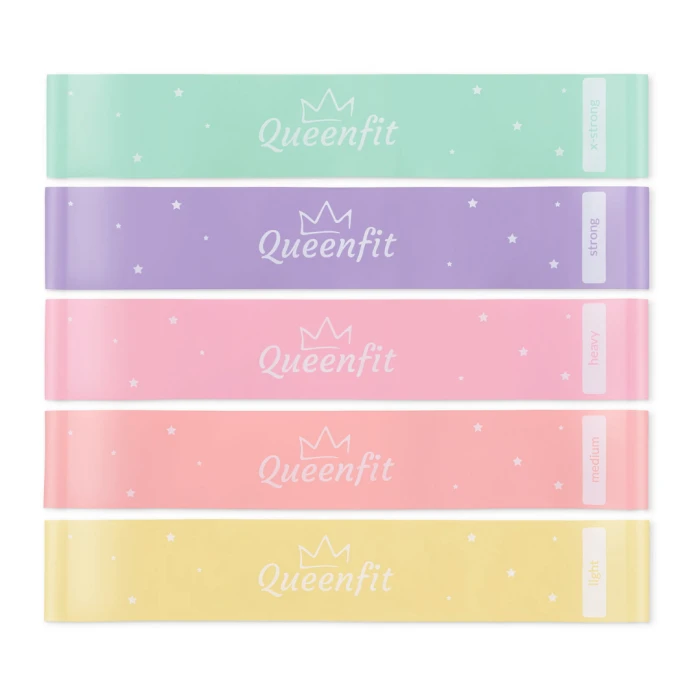 Набір резинок для фітнесу Queenfit 0,5-30кг