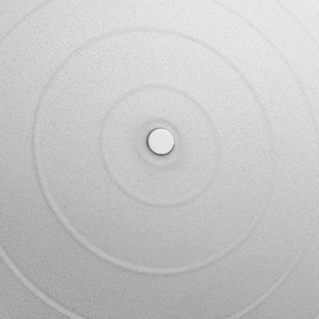 Фитбол Queenfit 65см серый + насос