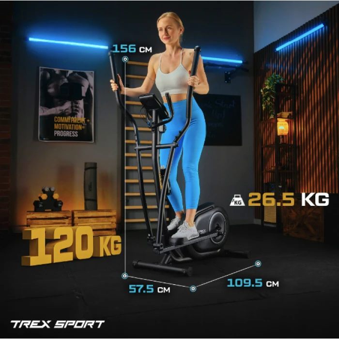 Орбитрек Trex Sport TX-400CT Dash черный магнитный