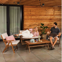 Комплект садових меблів Di Volio Lusiano складаний бежевий