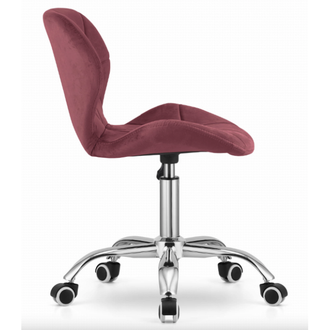 Офісне крісло Leobert Avola темно-рожевий