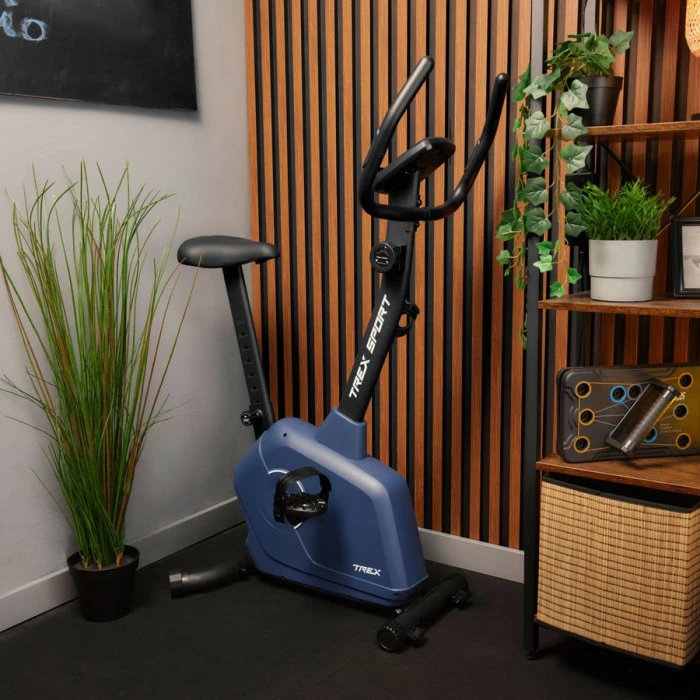 Велотренажер Trex Sport TX-380MB Rigon магнітний темно-синій