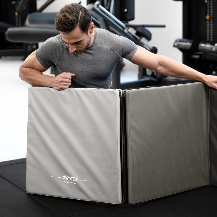 Мат гімнастичний твердий Gymtek 5см сірий