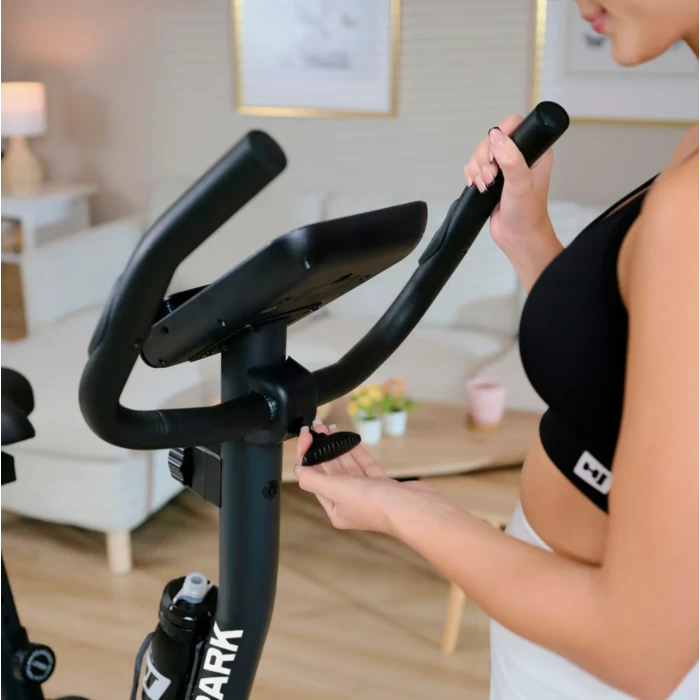 Велотренажер Hop-Sport HS-2080 Spark черно-красный (2025)