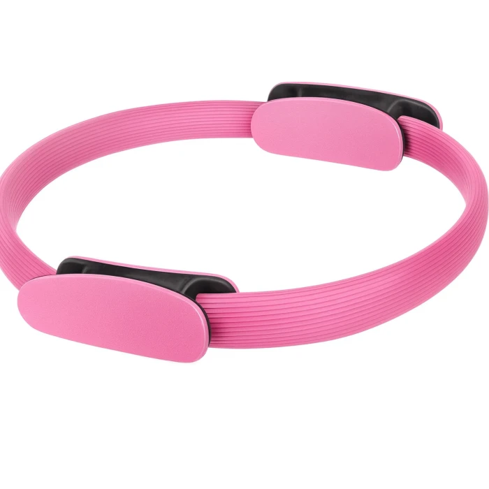Кільце для пілатесу Gymtek армоване скловолокно 38см рожевий