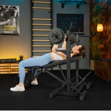 Стойки под штангу Trex Sport TX-100S регулируемые с отжимными ручками.