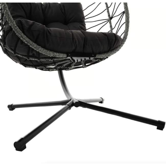 Підвісне крісло-кокон Di Volio Corta одномісне графітовий