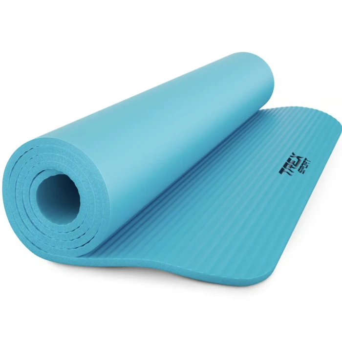 Коврик для йоги TX-019NGM NBR 1см 190х80 голубой