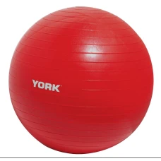 Фітбол York Fitness 55см червоний + насос