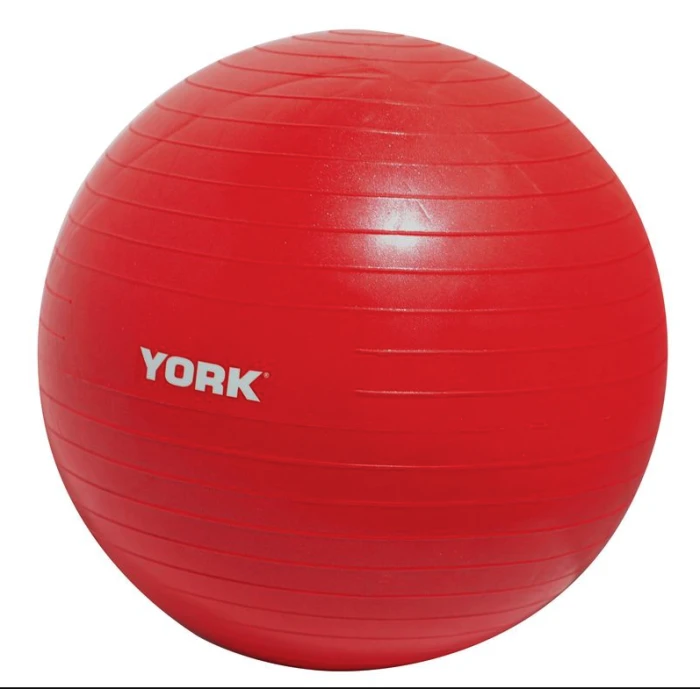 Фитбол York Fitness 55см красный + насос