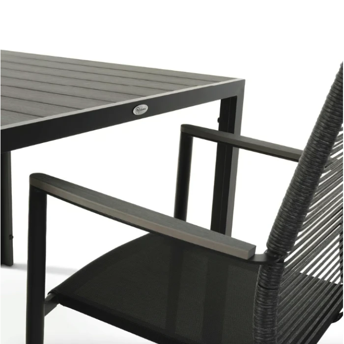 Комплект садових меблів Di Volio Carineo 4+1 сірий