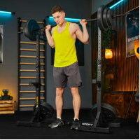 Стійки під штангу Trex Sport TX-100S регульовані з ручками для віджимань