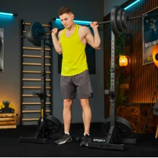 Стойки под штангу Trex Sport TX-100S регулируемые с отжимными ручками.